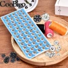 Sewing on Metal Snap Button Press Fastener for Bag Clothes Needlework Accessories Black Silver 8mm 10mm 12mm 16mm 21mm 25mm Dia. 1