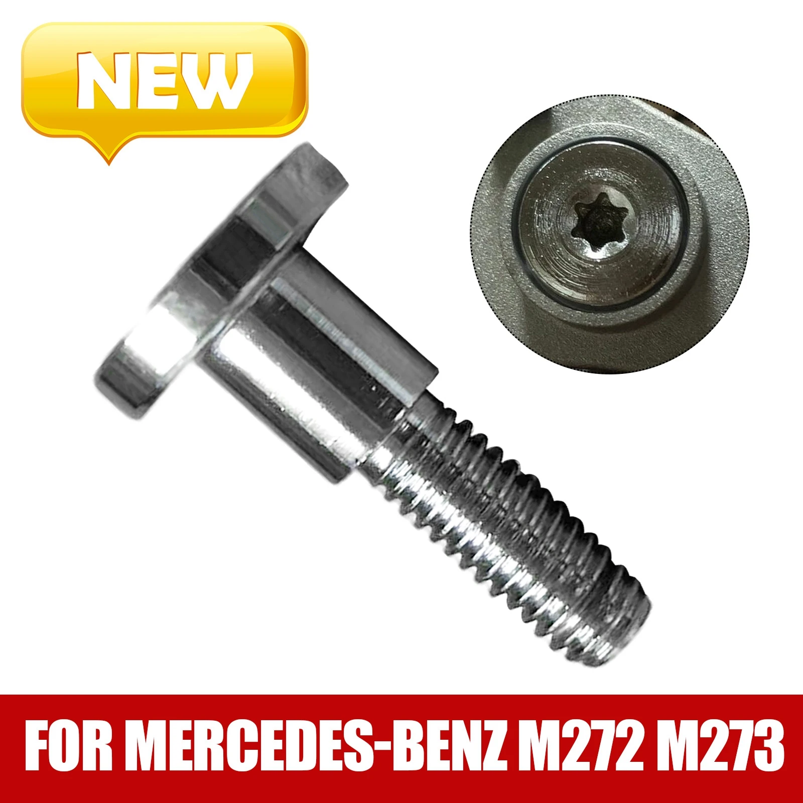 

1pc Car Intake Manifold Air Flap Stainless Steel Screws for Mercedes-Benz M272 M273 Silver Car Accessories 2721402401