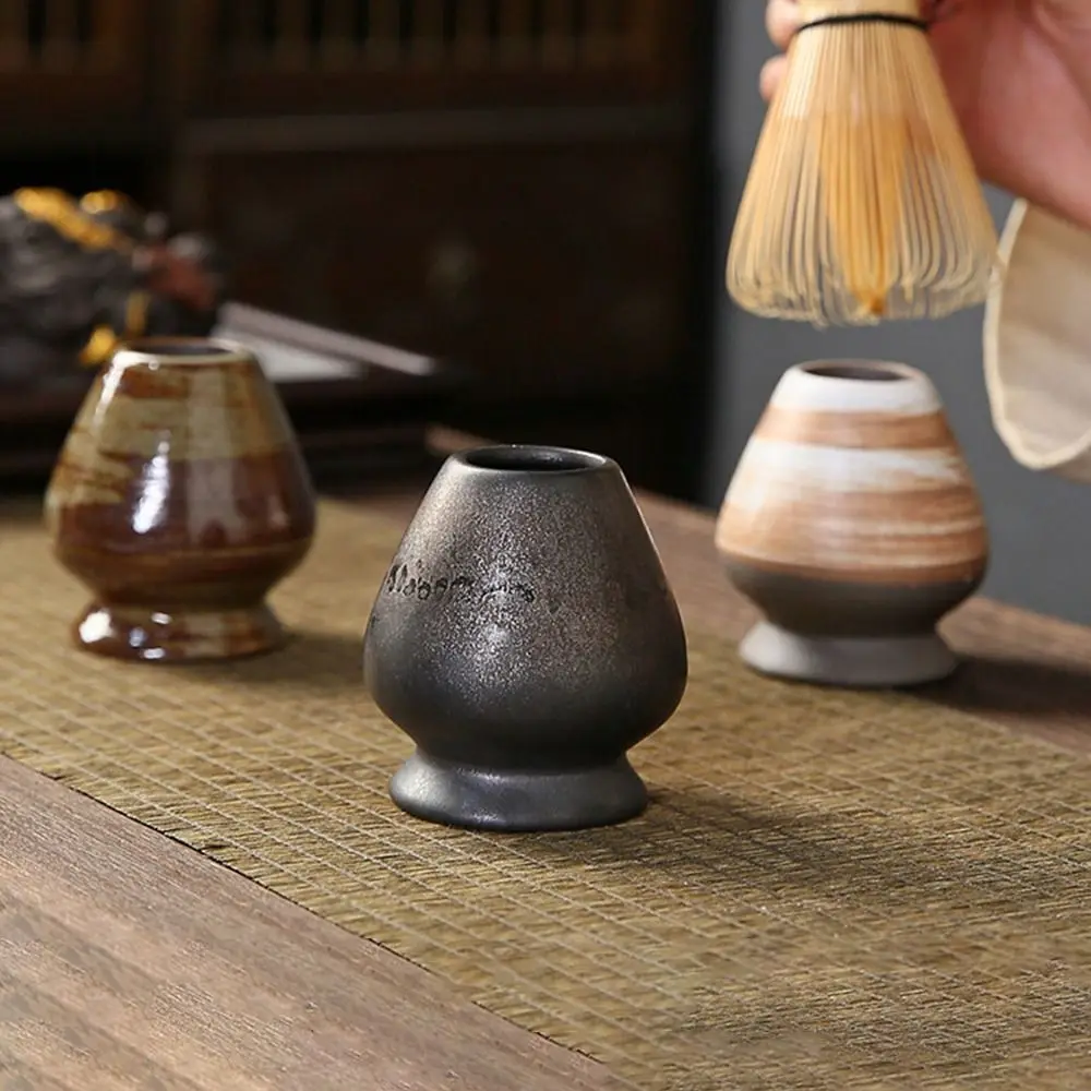 Japanese Tea Ceramic Matcha Whisk Holder Food Grade Reusable Chasen Stand Safe Japanese Chasen Holder