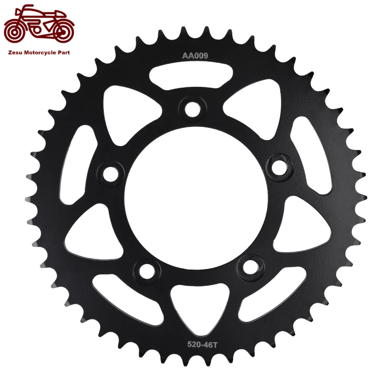 

520-46T 520 46 Tooth Motorcycle Rear Sprocket 20CrMnTi For Ducati 797 821 Monster 800 Scrambler Cafe Racer 821 Monster Dark