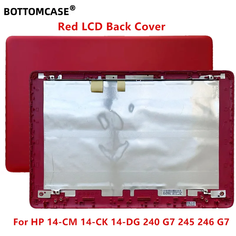 

BOTTOMCASE Red 95%New for HP 14-CM 14-CK 14-DG 240 G7 245 246 G7 Laptop LCD Back Cover Top Case L23163-001