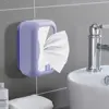 Silicone Tissue Box Holder Dustproof Wall-Mounted Napkin Storage Box Tissues Dispenser for Kitchen Living Room Office Car 3