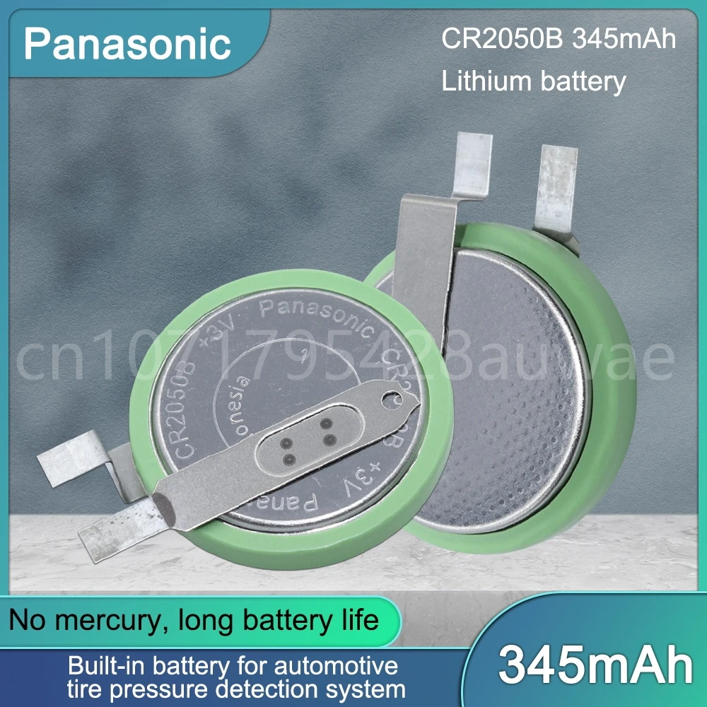 

Аккумулятор Panasonic CR2050B CR2050 3 в 345 мАч, кнопочный аккумулятор CR2050HR CR2050W с припоем