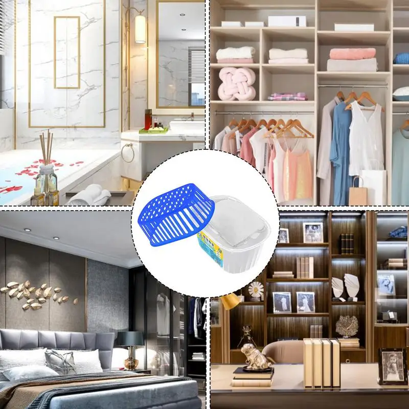 Moisture Absorber Bag Moisture Absorbing Bag Moisture Absorber Air Dehumidifier Clothes Dehumidifier 500ml Moisture Absorber Box Reusable Moisture Remover