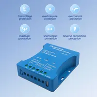 Contrôleur de charge solaire Y&H 20A 30A avec régulateur Bluetooth 12V/24V intelligent PWM pour batteries au plomb, LiFePO4, lithium 5
