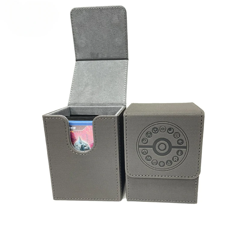 Card Deck Box With Sleeves - Holds 110+ Cards, Includes 50 Card Sleeves, For Magic: The Gathering, Commander, MTG