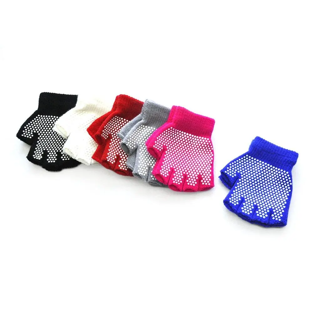 Kids Winter Knitted Gloves Elastic Warm Mittens