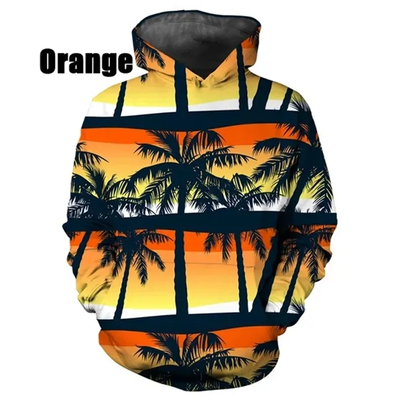 thumbnail image 1 of Nueva sudadera con capucha con estampado 3D de palmeras de moda, sudaderas tipo pulóver de talla grande para hombres y mujeres, sudaderas informales de manga larga con capucha, 1 of 5