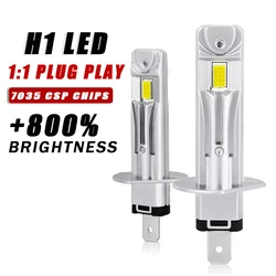 Ultra - Bright H1 LED Headlight Bulb - CANBUS 800,000LM, 360 - Degree Illumination, 6000K White Beam (Car Headlight)