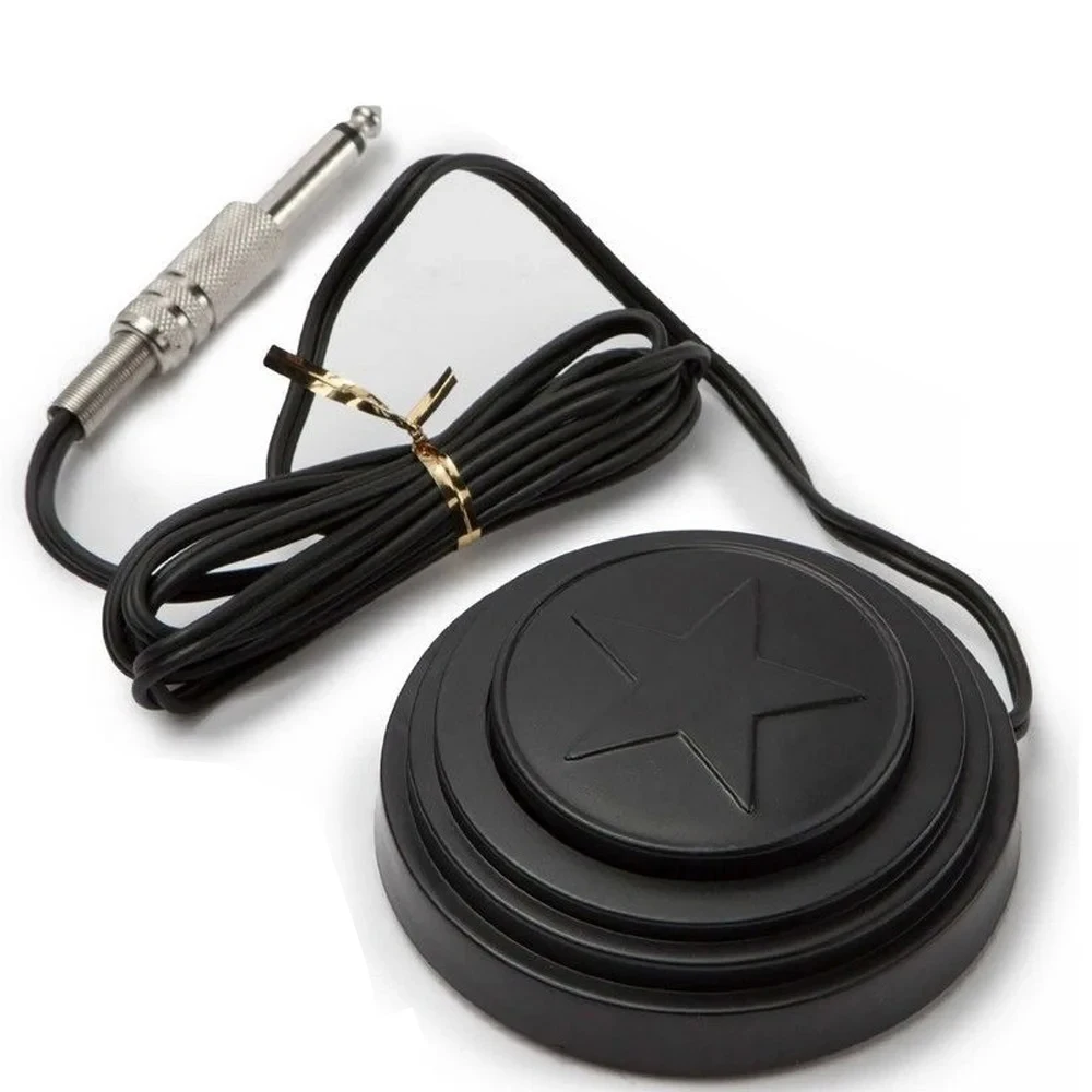 Tattoo Accessories Round Tattoo Foot Pedal for Tattoo Machine Power Supply Controller Coil Rotary Machine Pedal
