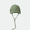 Baseball Hat For Women Men Cotton Adjustable Ball Caps Metal Logo Outdoor Cool Lady Male Sun Lanyard Fixed Hanging Rope Cotton 6