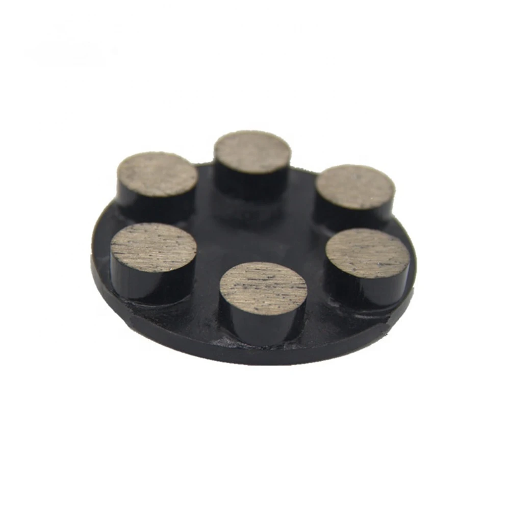 GD43 Six Round Grinding Bars Diamond Husqvarna Floor Pads Metal Bond Concrete Grinding Disk for Husqvarna Grinder Tools 9PCS
