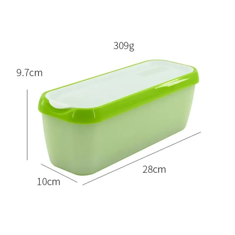 Color Large Rectangular Ice Cream Box Plastic Storage Box Refrigerator Storage  Box Food Containers Kitchen Storage - AliExpress