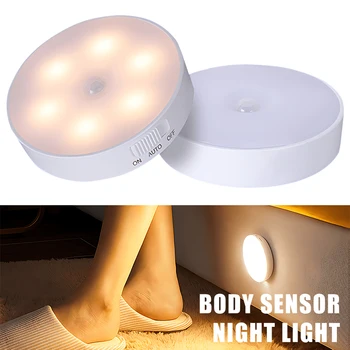 Luz LED para Armario con Sensor de Movimiento y USB Recargable