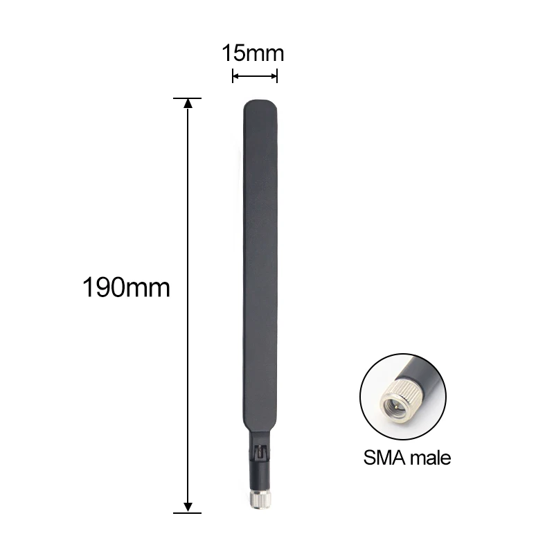2G 안테나 3G 안테나 6dbi 안테나 WiFi SMA Male 4G LTE 라우터 외부 Wifi 안테나, B593 E5186 B315 B310 B880 B890