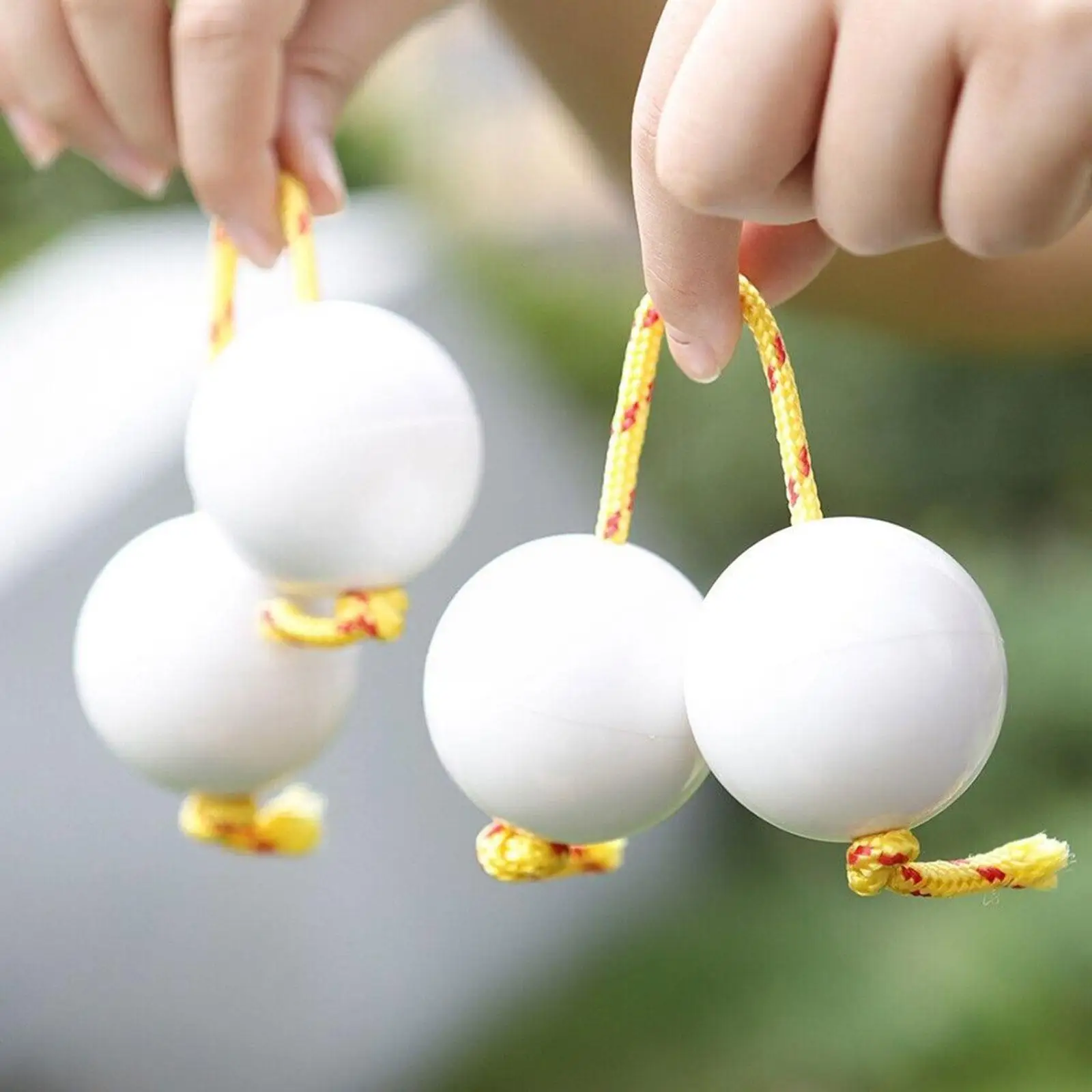 Abs Hand Shaker Sand Balls Double Gourd Percussion Shaker Rattle