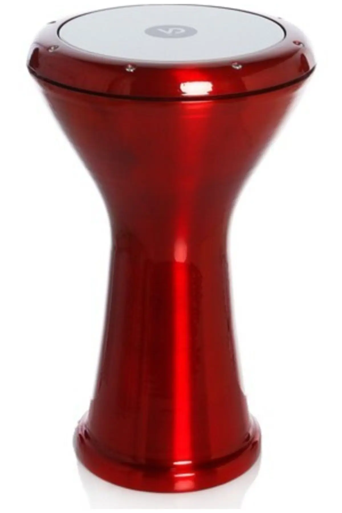 Colore Rosso Statico Brillante Verniciato Ghisa Darbuka-Case -3025K