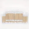 Disposable Ultra-small Micro Brushes Eyelash Extension Glue Removing Tools Double-end Wood Cotton Swab Lint-Free 7cm 4