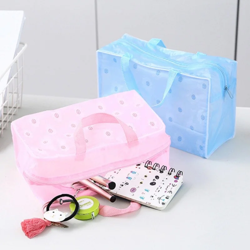 5 Colors Swimming Bags Sports Travel Bathing Storage Bag Women Transparent Organizer Phone Pocket