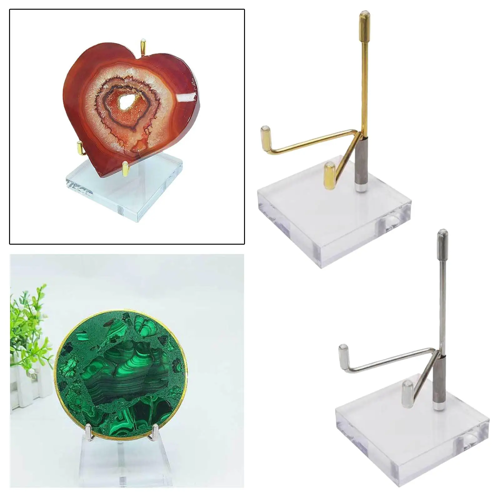 Mineral Artifact Display Stand , Decorative Acrylic Display Stands