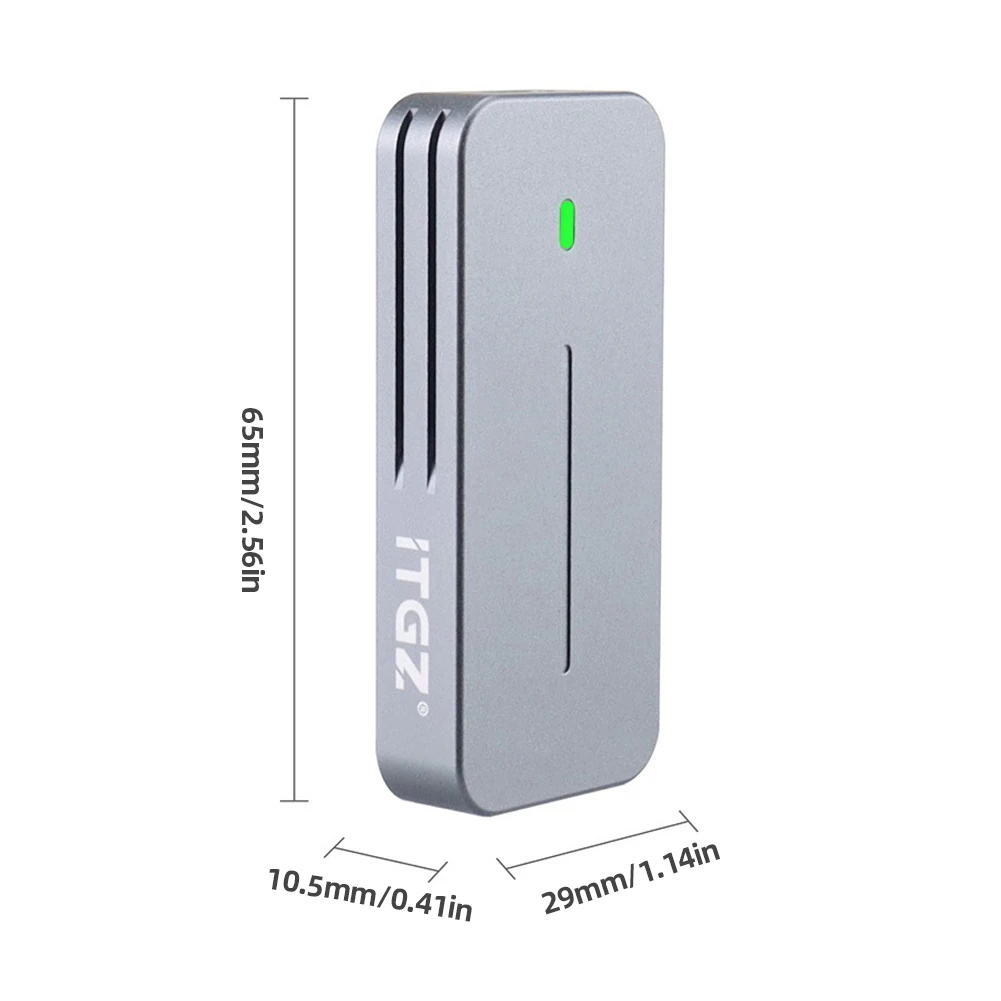ܺ SSD ̽ M-key M.2 NVMe NGFF SSD ̽, 2230/2242 M.2 SSD ˷̴ ձ Ŭ, CaseUSB3.2 Gen2 M.2 NVME