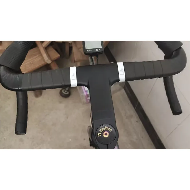 Description Picture 3 of itemIntegrated T800 Carbon Handlebar OD2 28.6/31.8mm Road Bicycle Drop Handle Bar Internal Routing Racing Bike Handlebars Di2 Matt