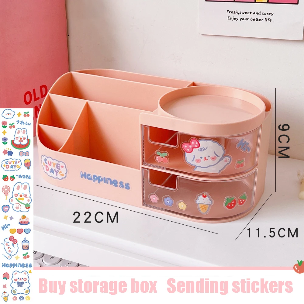 Innovative Stationery Storage Large Capacity Pen Holder Cute Fashionable Student Desk Organizer Creative Office School Supplies 5