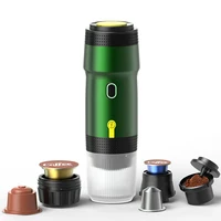 Electric Portable Coffee Machine Portable Italian Espresso Machine for Car & Home 3-in-1 Capsule Powder Travel Coffee Maker 1
