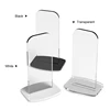 2 Pcs/Set Clear Acrylic Boxing Gloves Display Rack for Home Store Vertical Storage Stands Sports Glove Holders Desktop Organizer 5