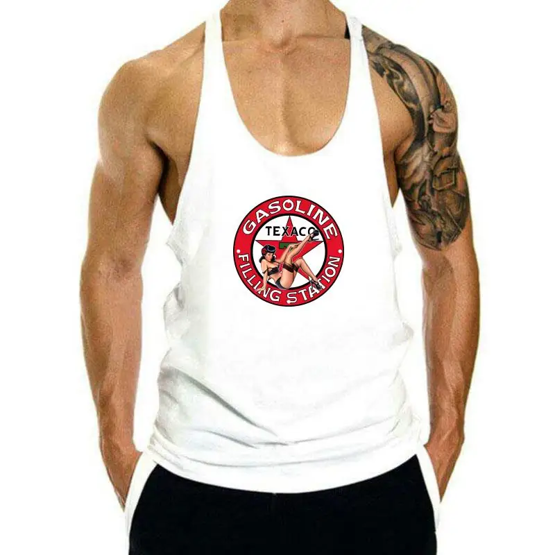 

Men tank top men Texaco Retro Sign Unisex tank top men Printed tank top men tees top