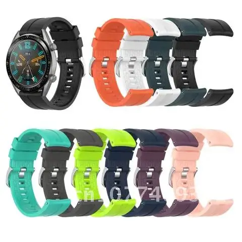 

Silicone Band for Huawei Watch GT, Replacement Sport Strap for Huawei GT WristBand Bracelet, Men Women 46mm*22mm
