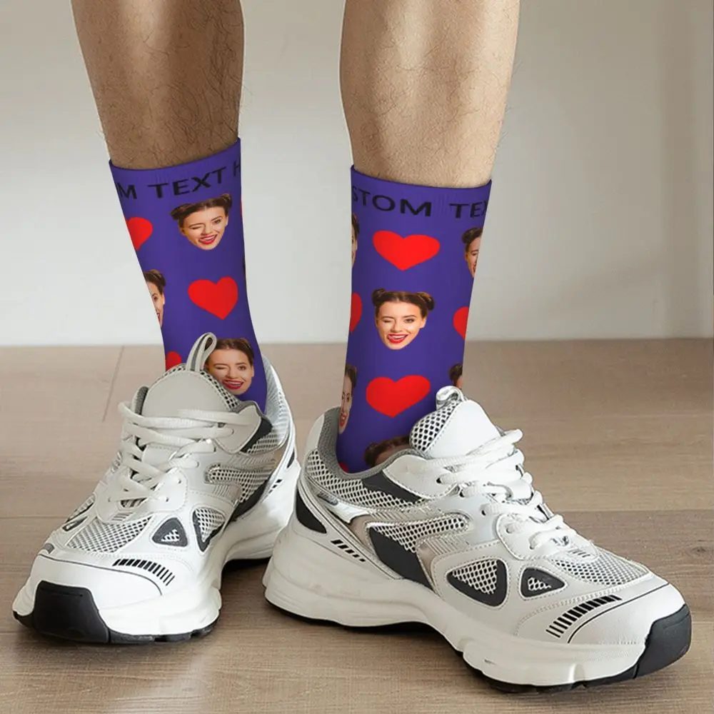 Personal Custom Avatar Printed Socks Cozy Sport Middle Tube Socks Cotton for Unisex Birthday Present 95 S6e702f7e22c847e28e99d09f5c3c62003
