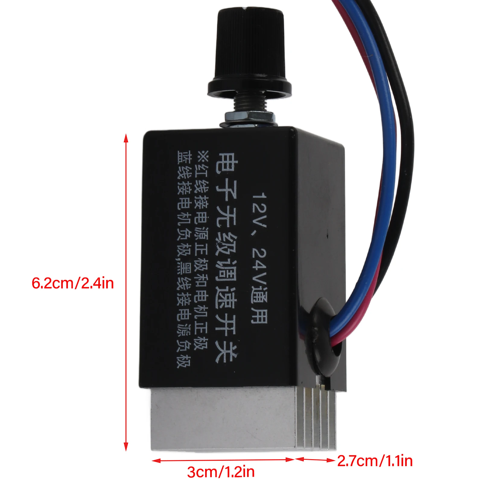 Universal DC 12V/24V Motor Speed Controller Switch For Car Truck Fan Heater Control Motor Governor