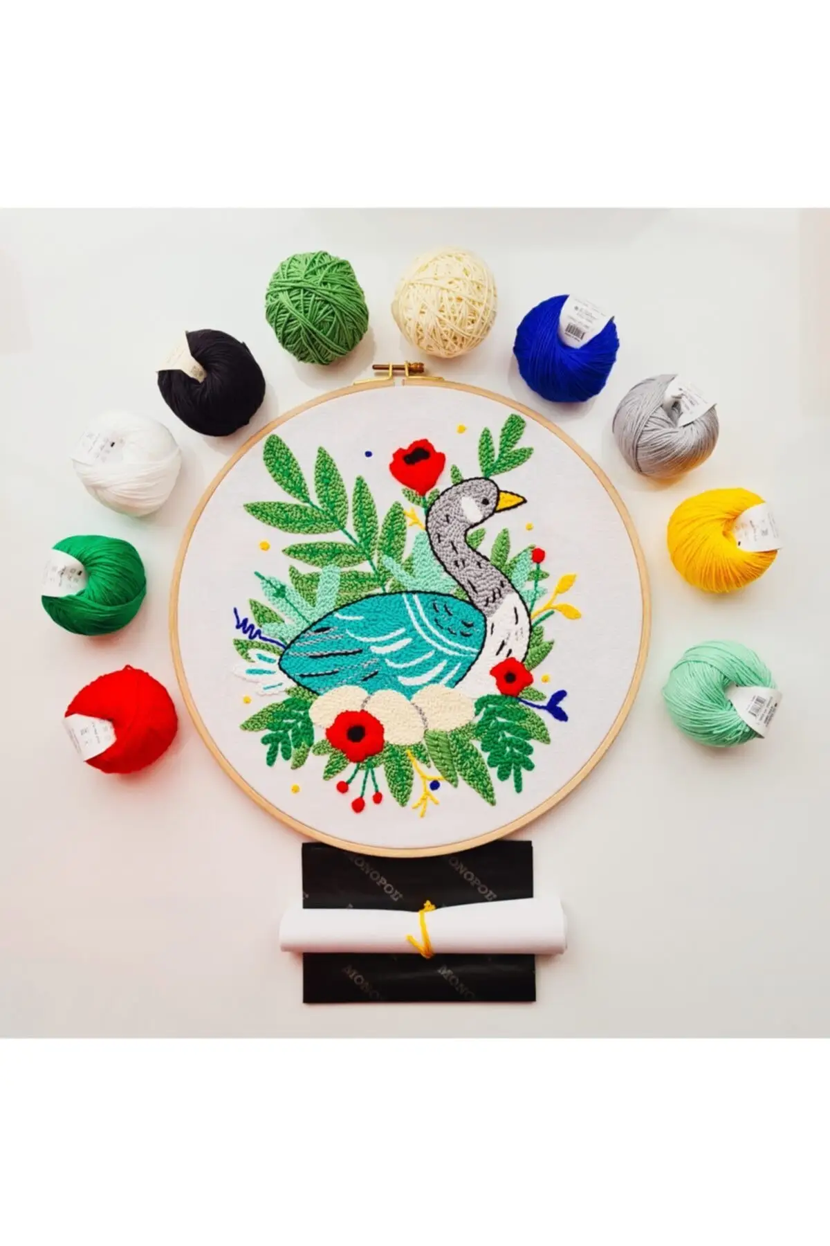 

Punch Embroidery Continuation Set Embroidery Kits Hobby Supplies & Entertainment Life
