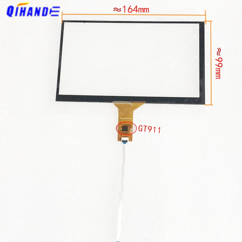 7 Inch Car Radio Touch Screen Sensor Digitizer LXH-TPC0037-677-v5 DZPG7.0-917 165*100MM 164*99MM GT911/615 1024*600