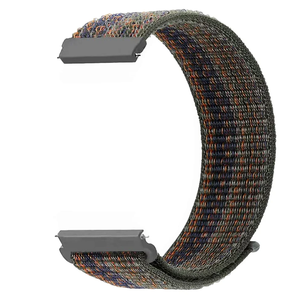 Durable Nylon Loop Watch Strap - 20mm/22mm Fitness Sports Bracelet Bands