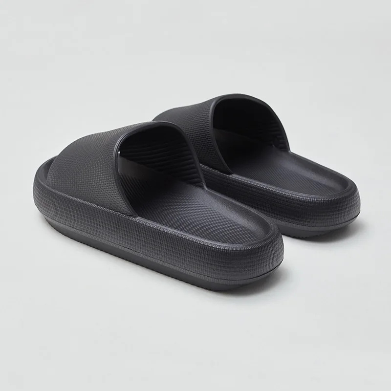 UTUNE Men's Summer Slippers - Breathable Non-Slip Sandals, Thick Soft Sole, Comfortable Indoor Home Footwear, 51cm 2
