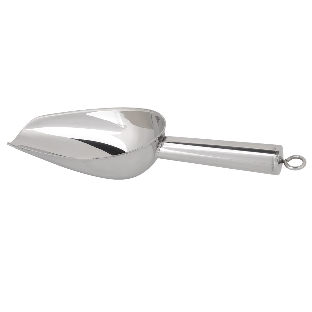 Ice Shovel Scoop Stainless Steel Multifunctional Ice Food Scoop Coffee Beans Dried Fruit Shovel for Kitchen Home Bar Party