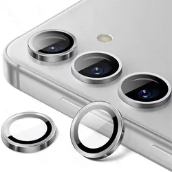 Enhanced Ring Camera Protective Glass with HD Tempered Lens Case for Samsung A55 5G (Siliver-03)