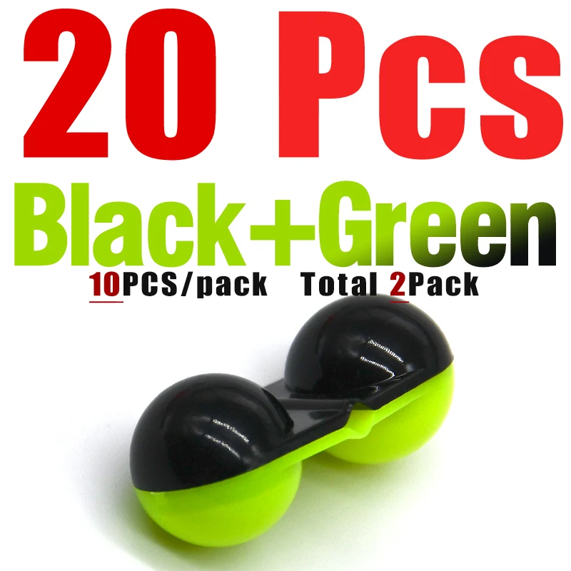 Black Green 20pcs