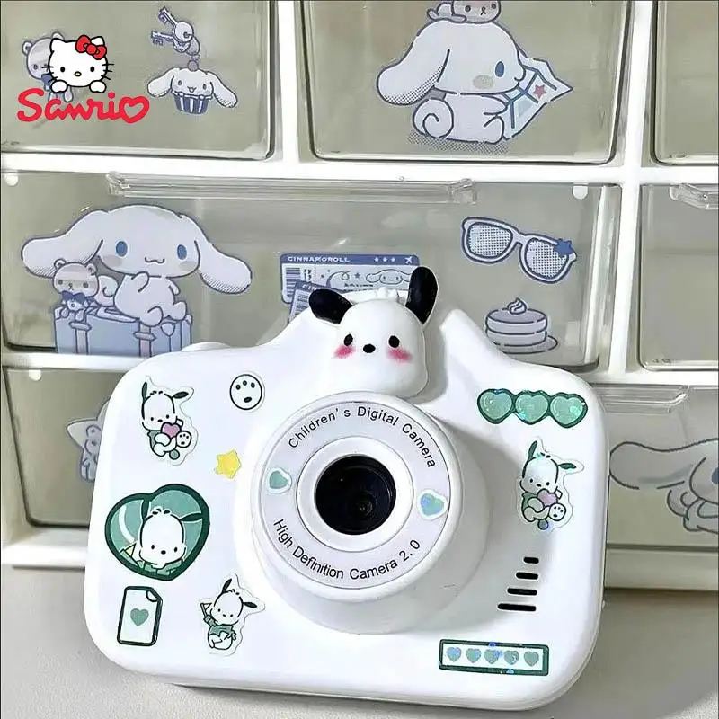 

Sanrio Cinnamoroll Kuromi Pochacco Camera 4800W Hd Pixel Mini Portable Child Built-In Game Music Taste Filter Girl Birthday Gift