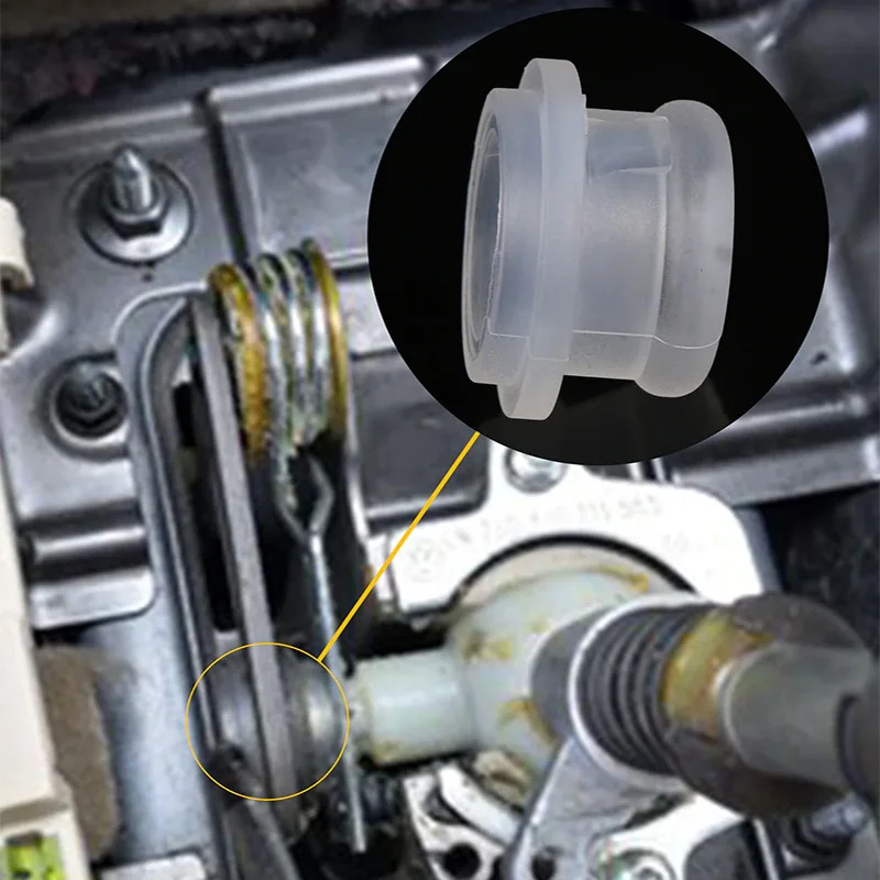 Gearbox Control Cable Repair Kit 1/2 PCS Manual Gear Shift Lever Cable Bushing Repair Kit For VW Golf MK4 Polo Bora Gearbox Selector End Linkage Rubber Sleeve