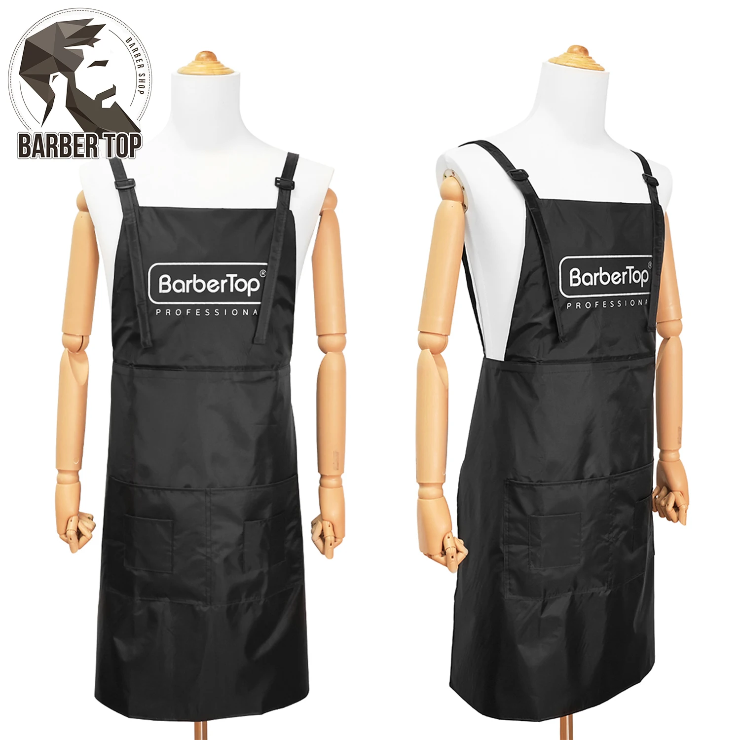 BARBERTOP Salon Hairdressing Cape for Hair Cutting Apron Oxford Barber Pocket Haircut Dyeing Cape Hairdresser Antifouling Cloth