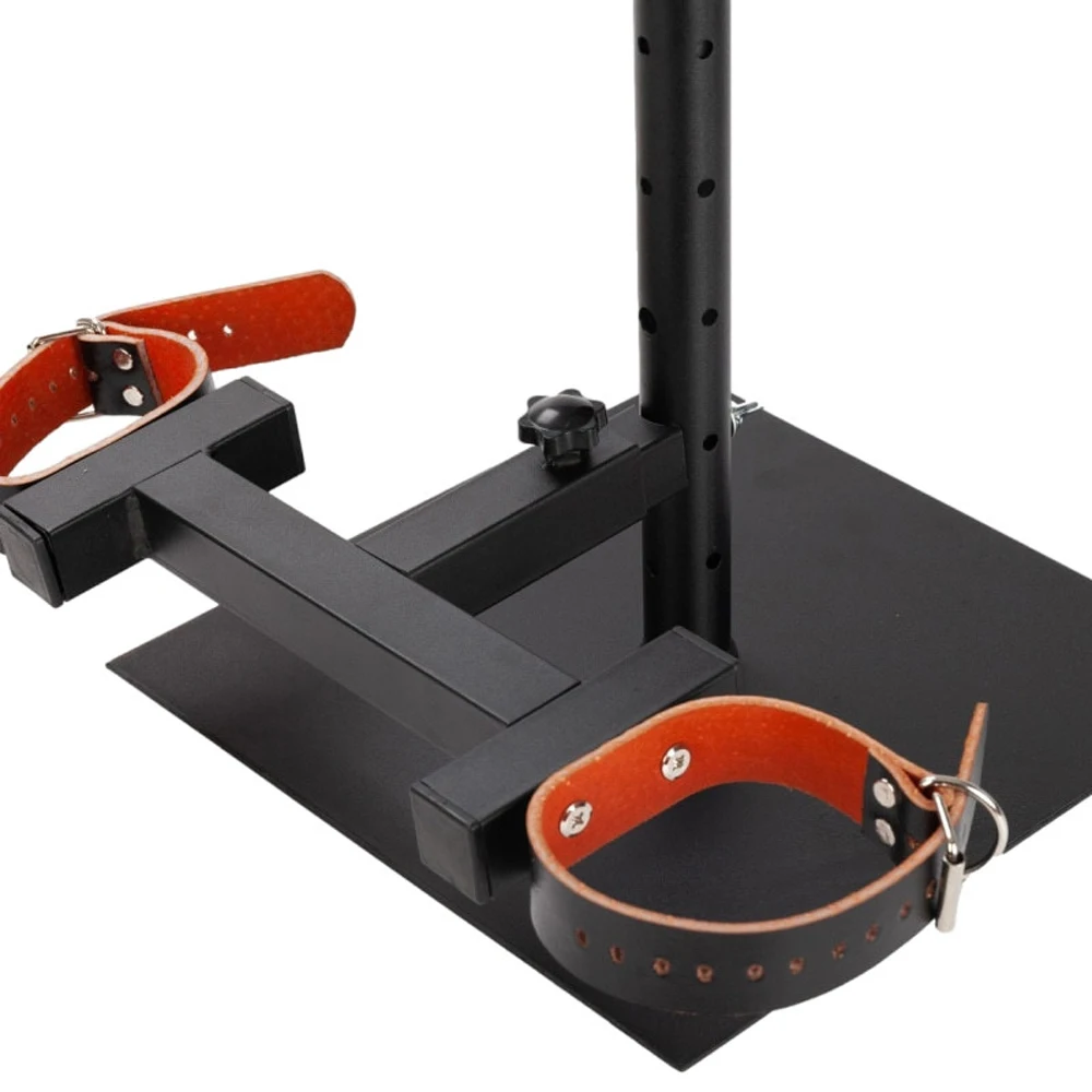 Male Penis Scrotum Stretcher BDSM Bondage Frame Slave Training Ankle cuffs Punishment Props Adults Sex Toys for Men Gay