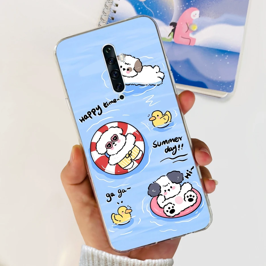 Luxury Painted Clear Silicone Phone Case - Soft Protective Cover