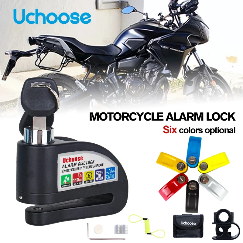 Motorcycle & Scooter Disc Brake Alarm Lock 1