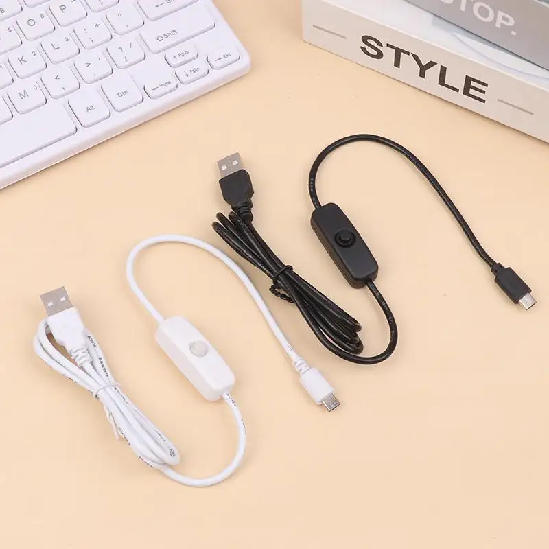 [F] USB 연장 케이블(온오프 스위치 포함) USB 램프용 연장 케이블 USB 팬 LED 스트립 램프 전구 조명용