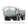 CROSSRC 1/12 RC MC8C 8*8 Off Road Car Military Truck Metal Hub KIT Motor Light and Sound Outdoors Toys Gift Model TH11098 1