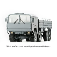 CROSSRC 1/12 RC MC8C 8*8 Off Road Car Military Truck Metal Hub KIT Motor Light and Sound Outdoors Toys Gift Model TH11098 1
