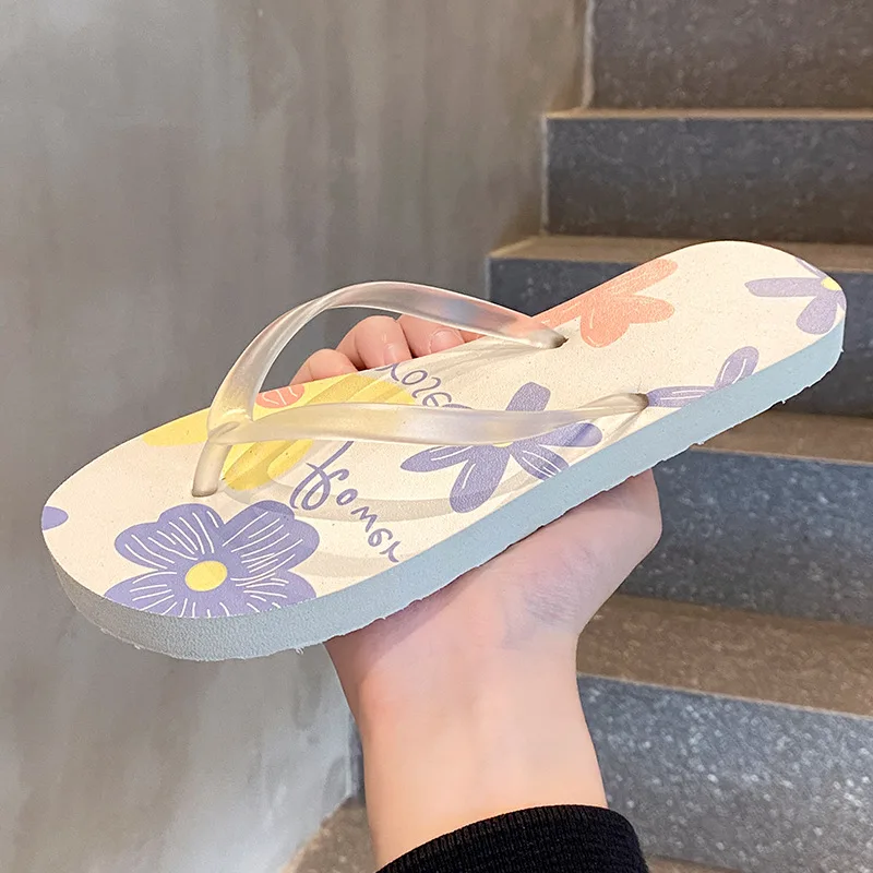Trendy Summer Beach Anti-Slip Slippers with Fashionable Clip-On Design